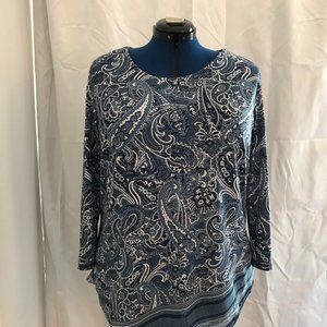 Paisley Top Coco Bianco